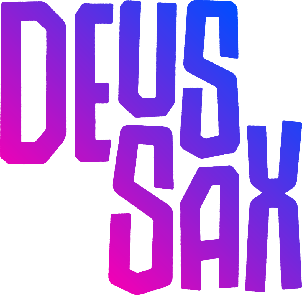 DeusSax Logo Pink-Blue